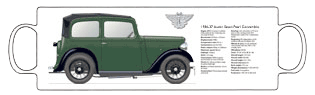 Austin Seven Pearl Cabriolet 1936-37 Mug 2